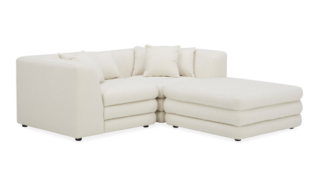 lowtide nook modular sectional - warm white by Moe's Home at Eve Furniture