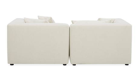 lowtide nook modular sectional - warm white by Moe's Home at Eve Furniture