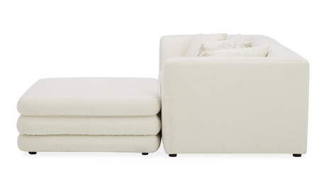 lowtide nook modular sectional - warm white by Moe's Home at Eve Furniture