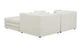 lowtide nook modular sectional - warm white by Moe's Home at Eve Furniture