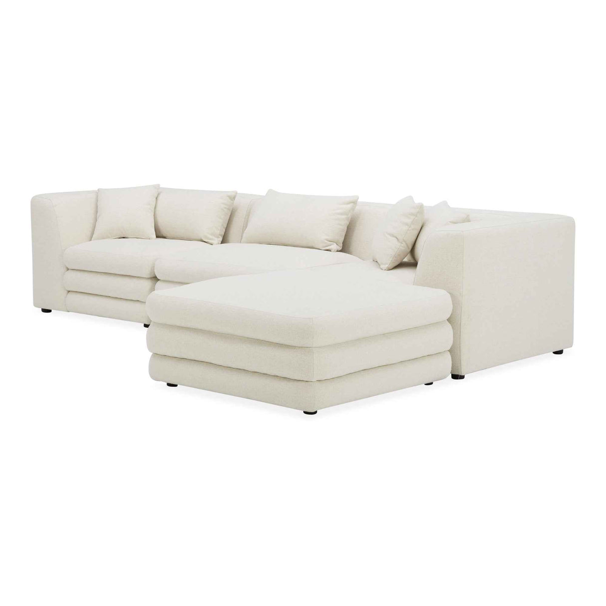 Lowtide Warm White Lounge Modular Sectional