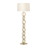 Loxton Gold Floor Lamp by Crestview at Eve Furniture