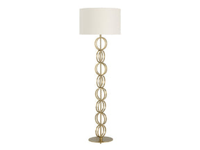 Loxton Gold Floor Lamp by Crestview at Eve Furniture
