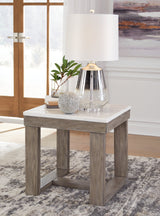 Loyaska Brown/Ivory End Table