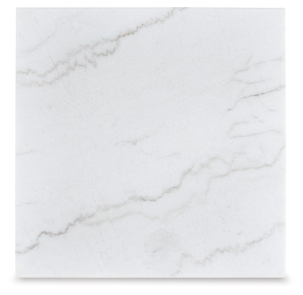 Loyaska Brown/Ivory End Table by Ashley at Eve Furniture