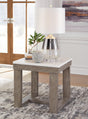 Loyaska Brown/Ivory End Table by Ashley at Eve Furniture