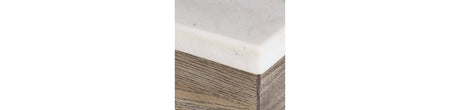 Loyaska Brown/Ivory Sofa Table by Ashley at Eve Furniture