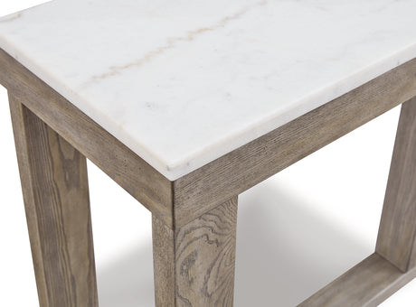 Loyaska Brown/Ivory Sofa Table by Ashley at Eve Furniture