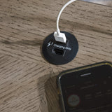 Loyaska Grayish Brown/White End Table by Ashley at Eve Furniture