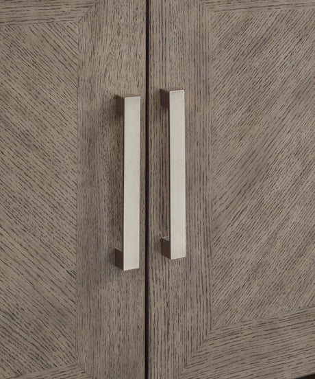 Loyaska Grayish Brown/White 68" TV Stand by Ashley at Eve Furniture