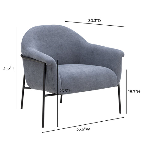 Lua Performance Chenille Accent Chair by TOV Furniture at Eve Furniture
