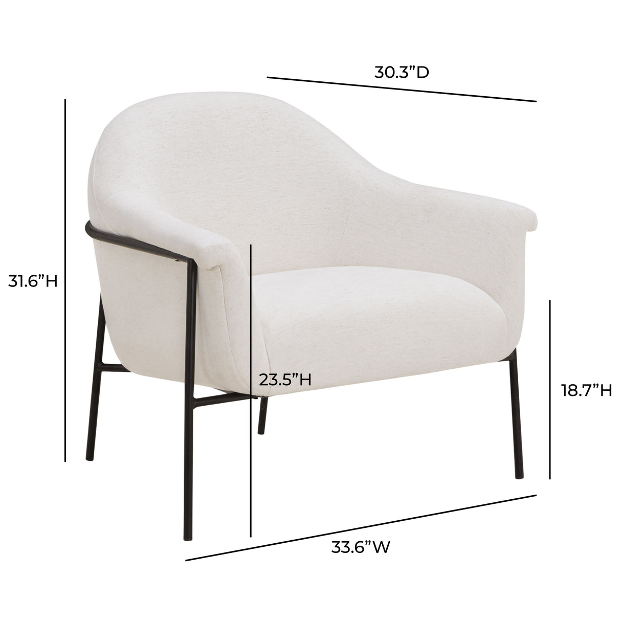 Lua Performance Chenille Accent Chair by TOV Furniture at Eve Furniture
