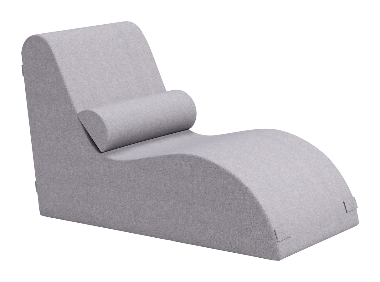 Luanda Gray Outdoor Chaise Lounge by Zuomod at Eve Furniture