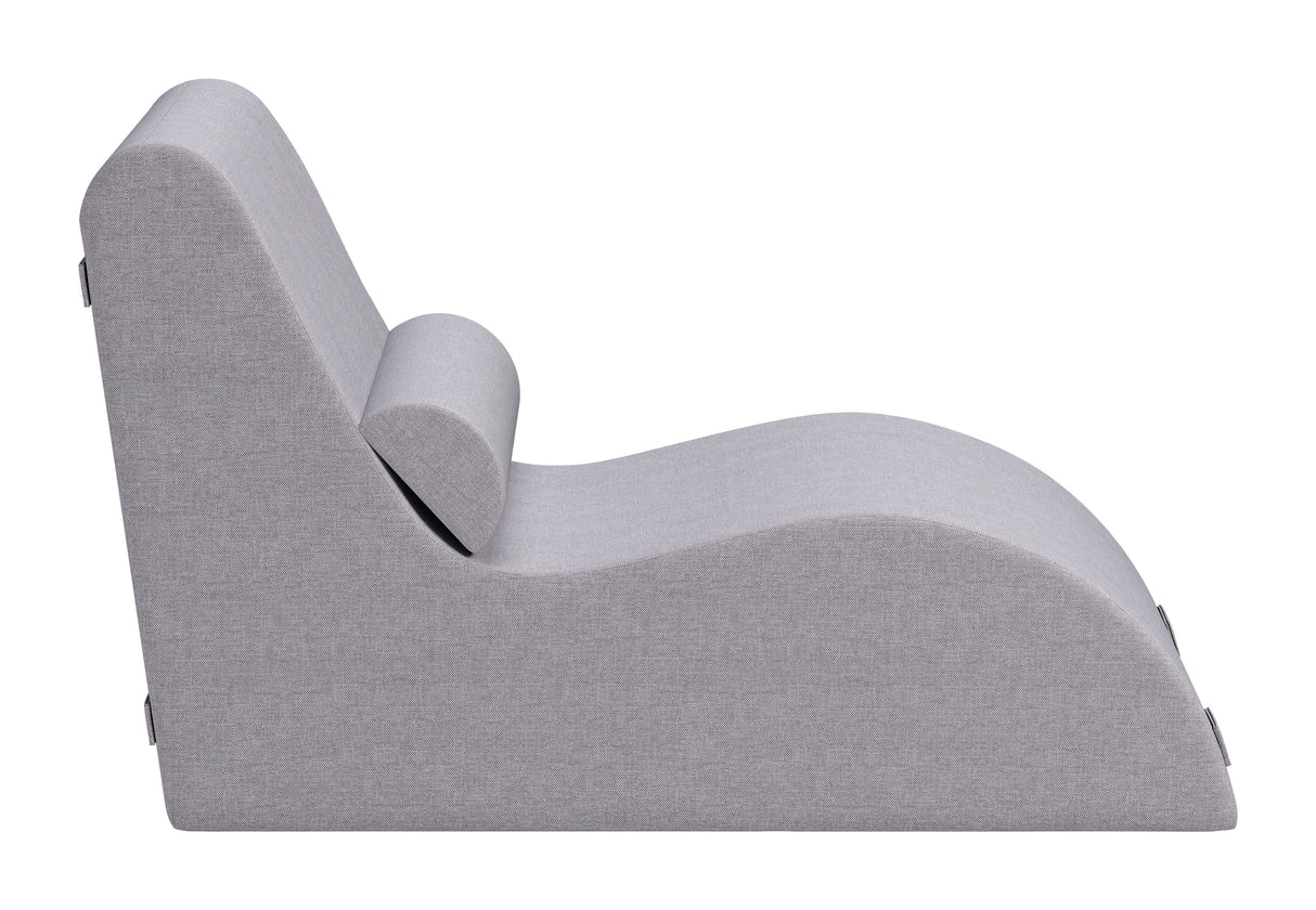 Luanda Gray Outdoor Chaise Lounge by Zuomod at Eve Furniture