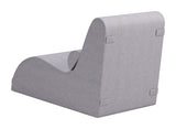 Luanda Gray Outdoor Chaise Lounge by Zuomod at Eve Furniture