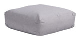 Luanda Gray Outdoor Ottoman by Zuomod at Eve Furniture