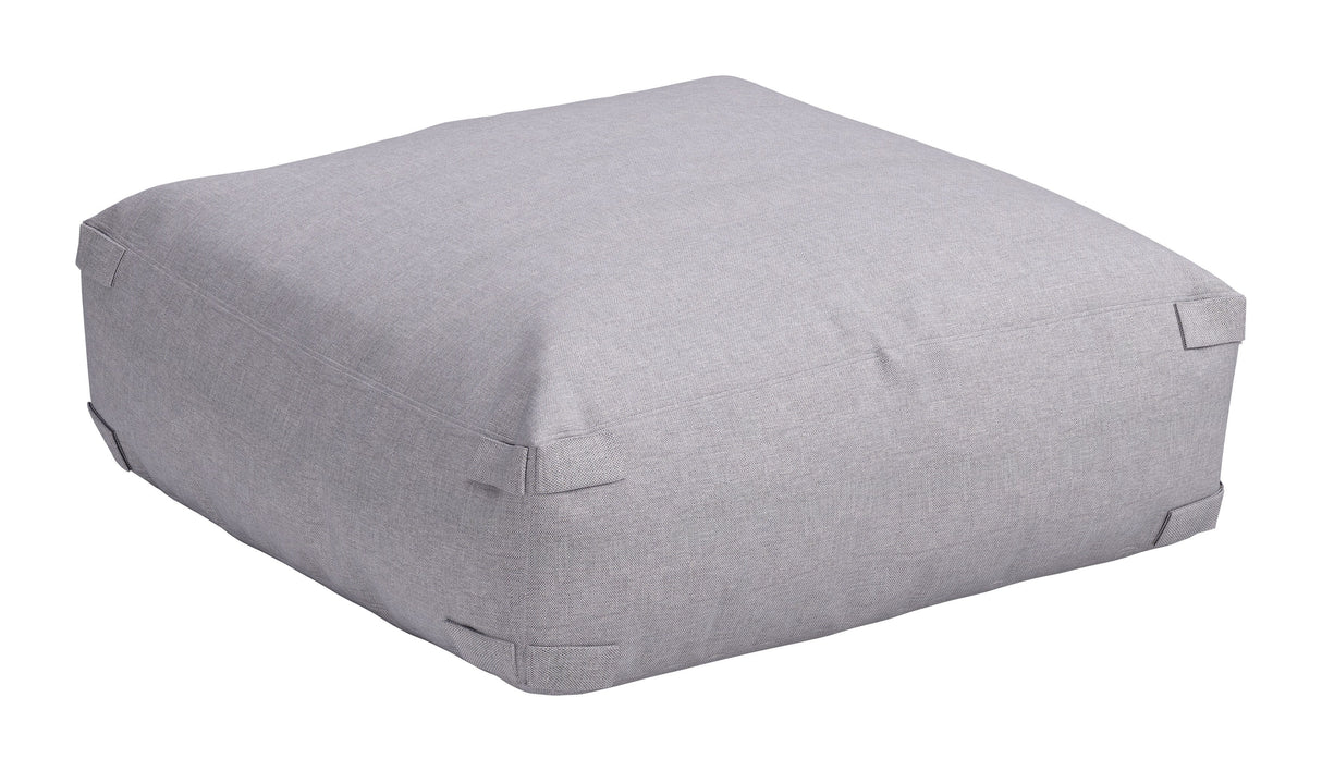 Luanda Gray Outdoor Ottoman by Zuomod at Eve Furniture