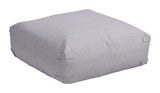 Luanda Gray Outdoor Ottoman by Zuomod at Eve Furniture