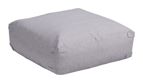 Luanda Gray Outdoor Ottoman by Zuomod at Eve Furniture