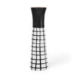 Luanda Small Black/White Large Ceramic Vase by Mercana at Eve Furniture