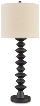Luanndon Black Buffet Lamp by Ashley at Eve Furniture