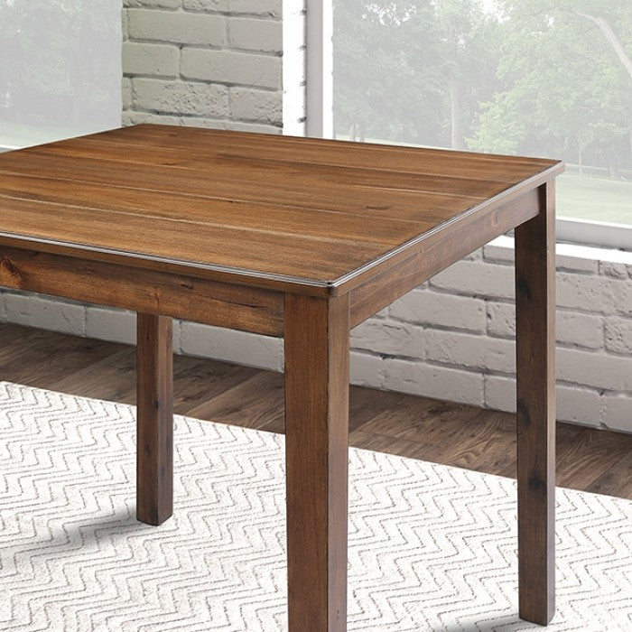 Lubbock Walnut 5-Piece Counter Height Set by Furniture of America at Eve Furniture