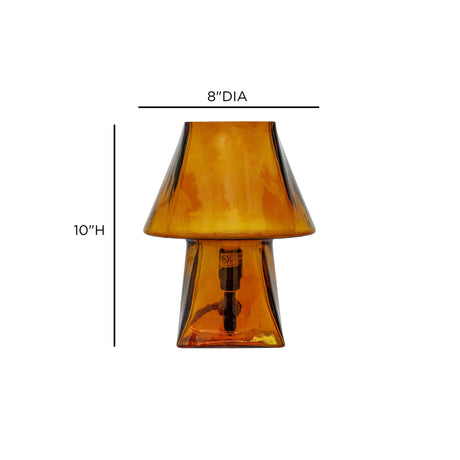 Luca Glass Mini Table Lamp by TOV Furniture at Eve Furniture