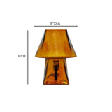 Luca Glass Mini Table Lamp by TOV Furniture at Eve Furniture