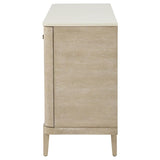 Lucaire Sandstone 2-door 3-drawer Cultured Marble Top Sideboard by Coaster at Eve Furniture