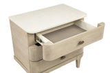 Lucaire Sandstone 3-drawer Nightstand Bedside Table