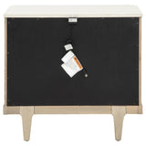 Lucaire Sandstone 3-drawer Nightstand Bedside Table