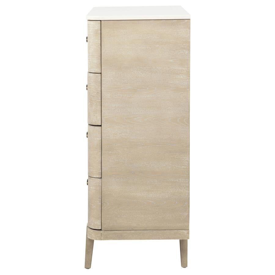 Lucaire Sandstone 5-drawer Chest of Drawers