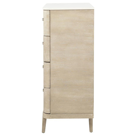 Lucaire Sandstone 5-drawer Chest of Drawers by Coaster at Eve Furniture