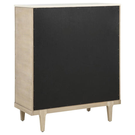 Lucaire Sandstone 5-drawer Chest of Drawers by Coaster at Eve Furniture