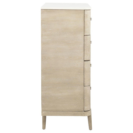 Lucaire Sandstone 5-drawer Chest of Drawers by Coaster at Eve Furniture
