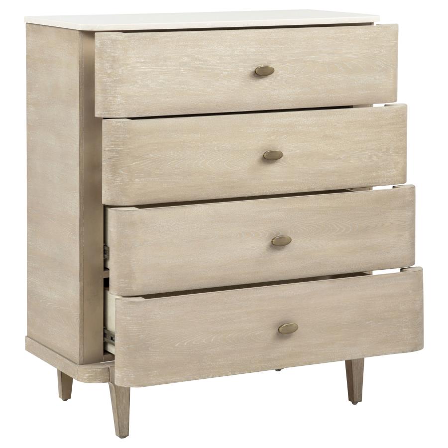 Lucaire Sandstone 5-drawer Chest of Drawers