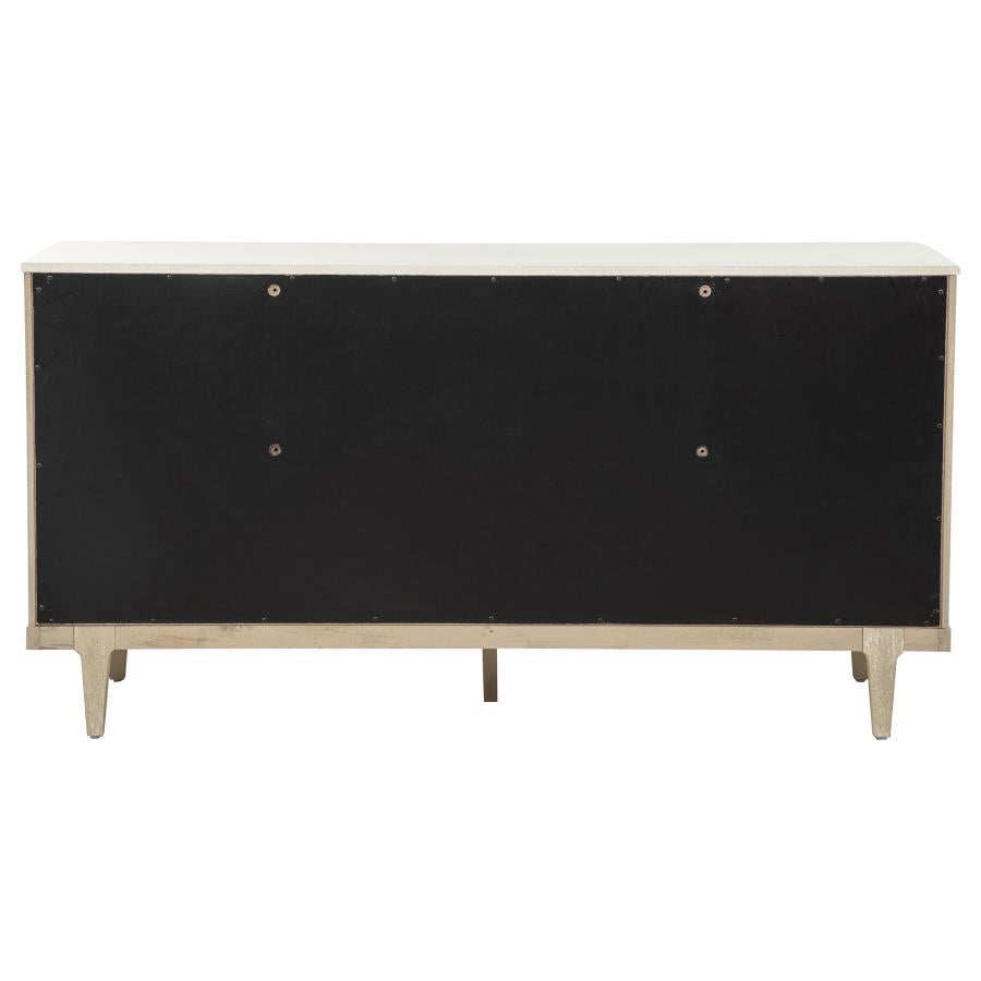 Lucaire Sandstone 6-drawer Dresser Cabinet