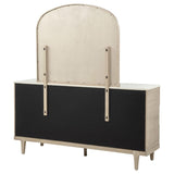 Lucaire Sandstone 6-drawer Dresser Cabinet with Mirror
