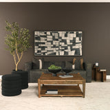 Lucan Mid-Dark Brown Reclaimed Wood Side Tables by Mercana at Eve Furniture