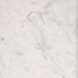 Lucas 30x30 White Marble Top Black Metal Base Coffee Table by Mercana at Eve Furniture