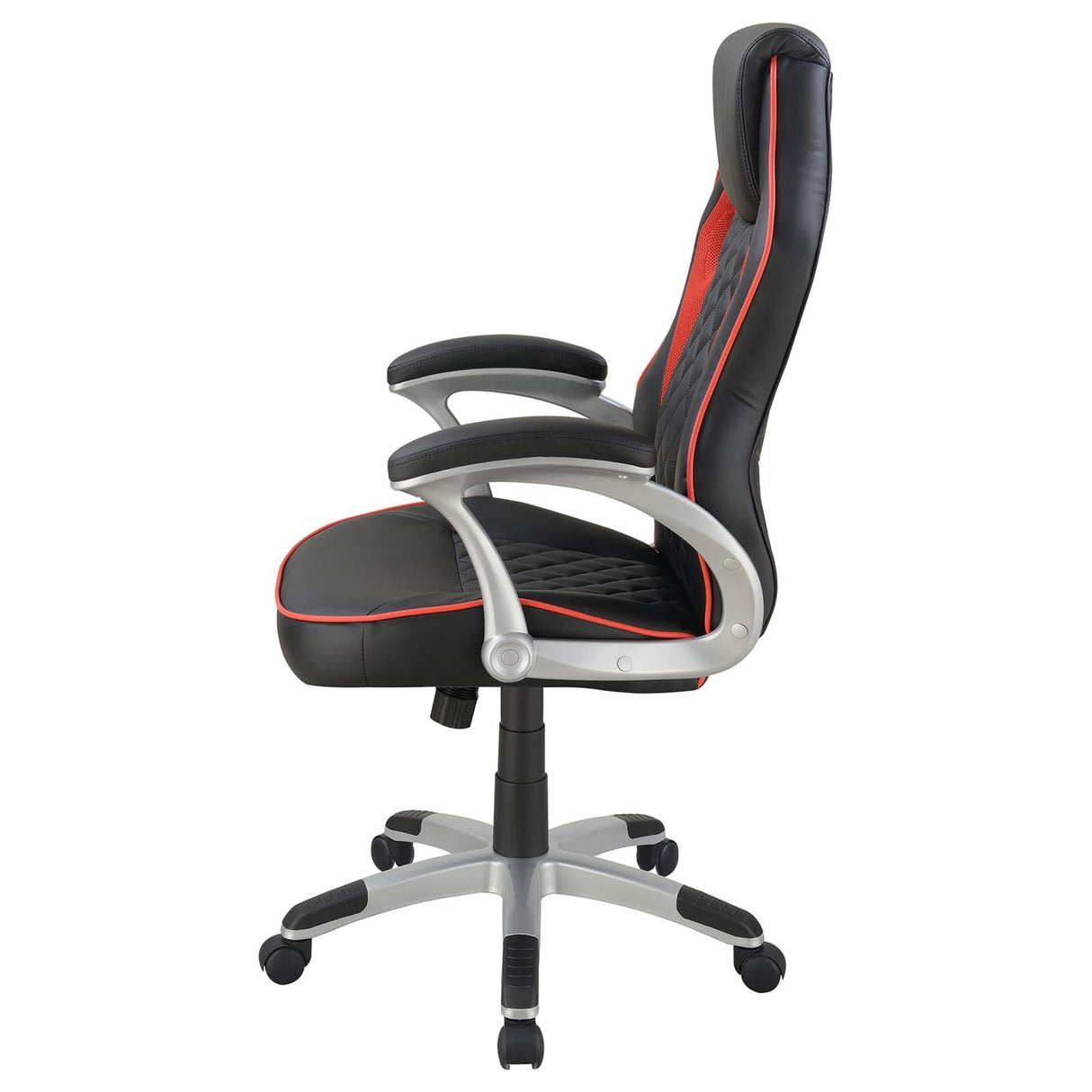 Lucas Black/Red Upholstered Office Chair