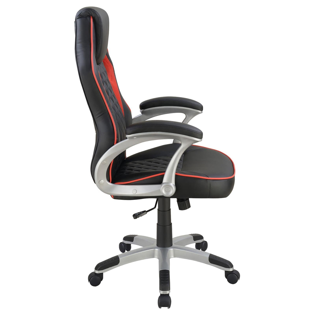 Lucas Black/Red Upholstered Office Chair