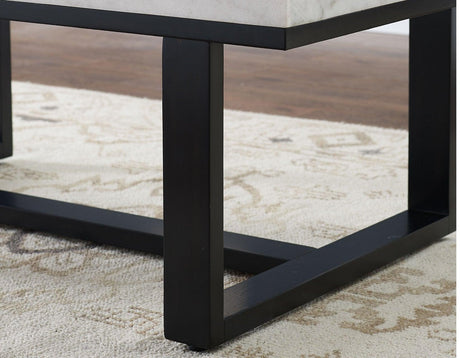 Lucca 3-Piece Marble Top Set (Cocktail & 2 End Tables) by Steve Silver at Eve Furniture