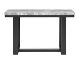 Lucca Gray Marble 3-Piece Table Set