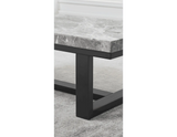 Lucca Gray Marble 3-Piece Table Set by Steve Silver at Eve Furniture