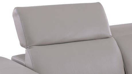 Lucca (L.T. Grey) 6-Piece Italian Power Reclining Sectional by New Era Innovations at Eve Furniture