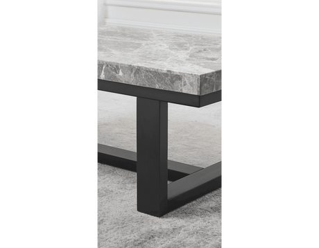 Lucca Gray Marble 3-Piece Table Set by Steve Silver at Eve Furniture