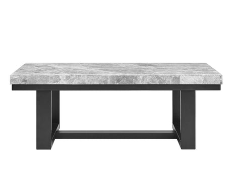 Lucca Gray Marble 3-Piece Table Set by Steve Silver at Eve Furniture