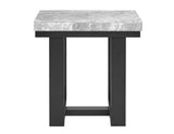 Lucca Gray Marble 3-Piece Table Set by Steve Silver at Eve Furniture