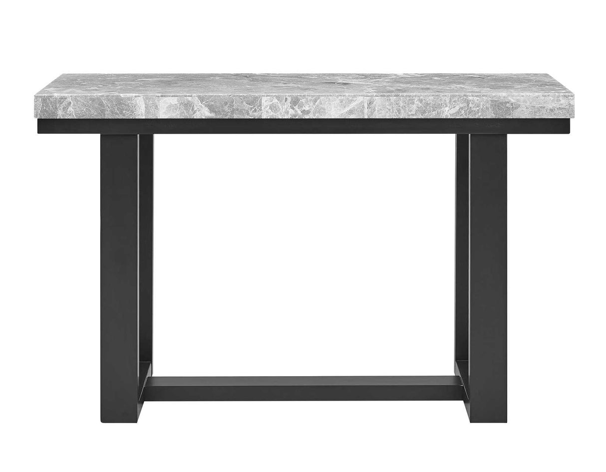 Lucca Gray Marble Sofa Table by Steve Silver at Eve Furniture